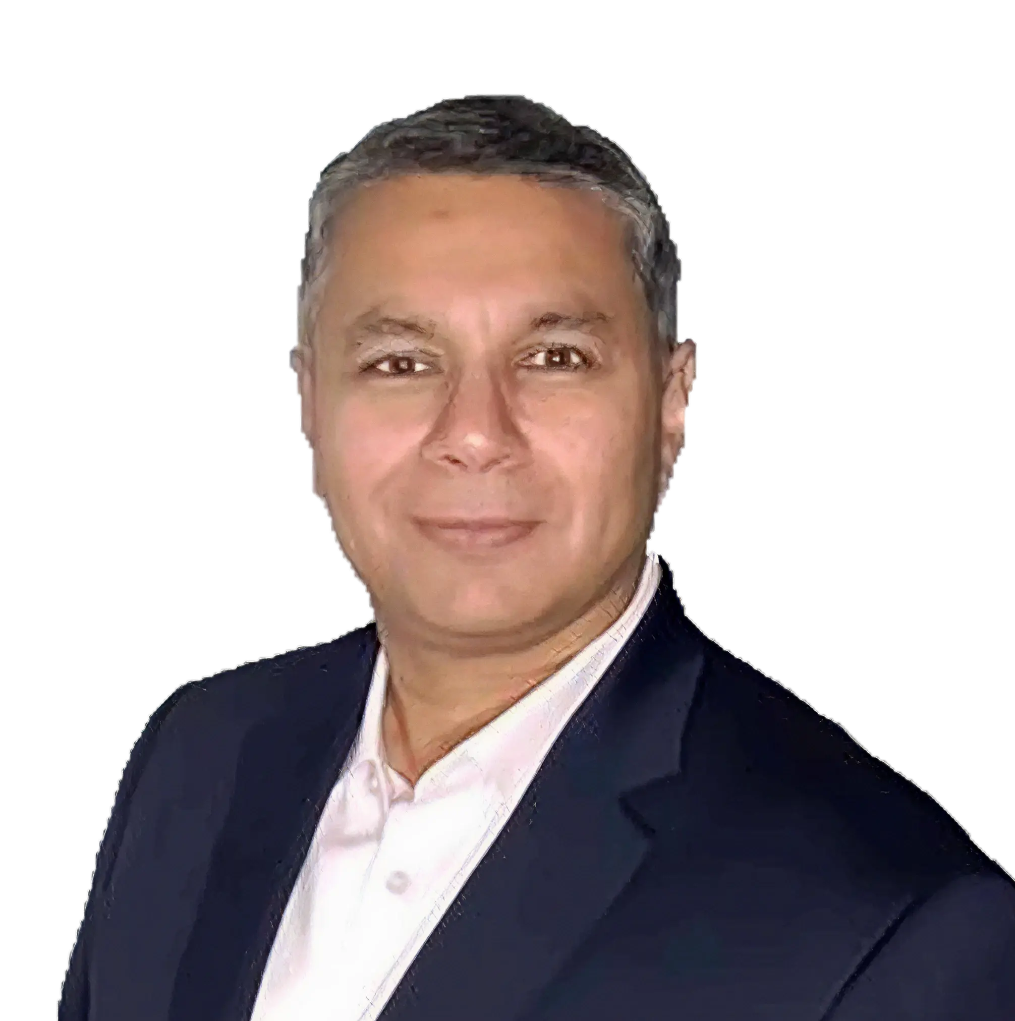 Headshot of Sumanth Kamath, Chief Technology Officer (CTO) at eXp Realty, smiling in a blazer and open-collar shirt.